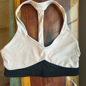 Born Primitive White and Black Sports Bra